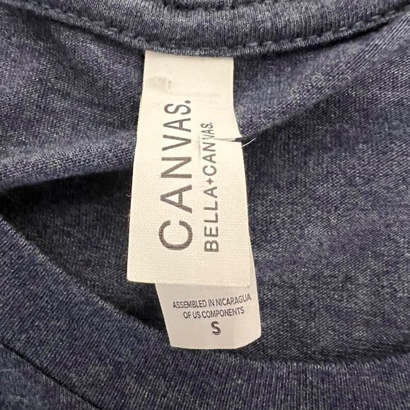 Bella+Canvas Womens Crew Neck Halloween T-Shirt Blue/Multi Glitter Small - Picture 7 of 8